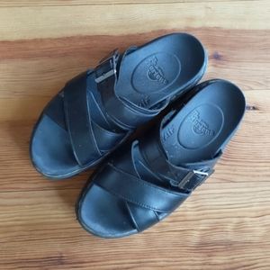 Dr. Martens leather slide sandals